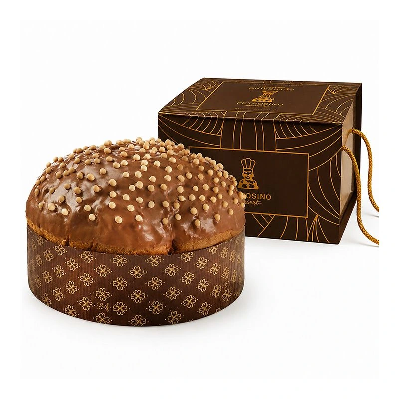 Panettone Petrosino Pancioccocaramello 1200 g – Panettone – Sapori Nobili