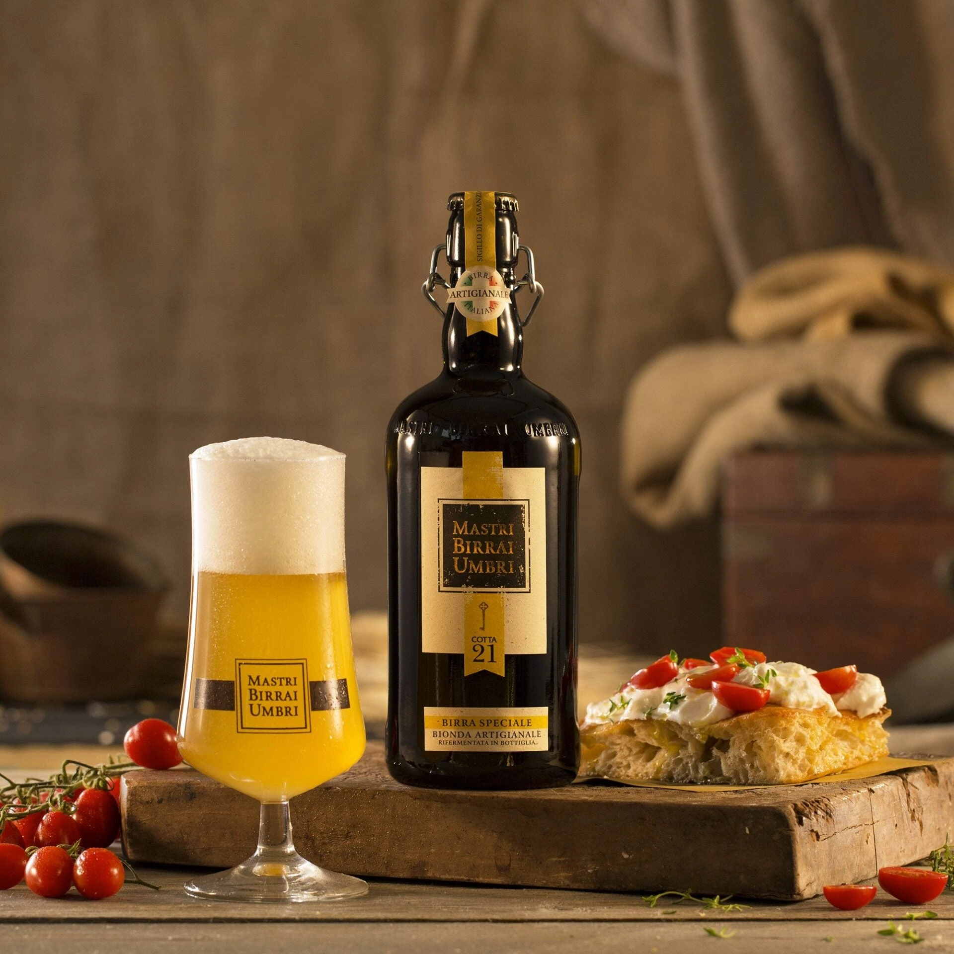 Cotta 21 - Birra Bionda Artigianale - Sapori Nobili - dettaglio