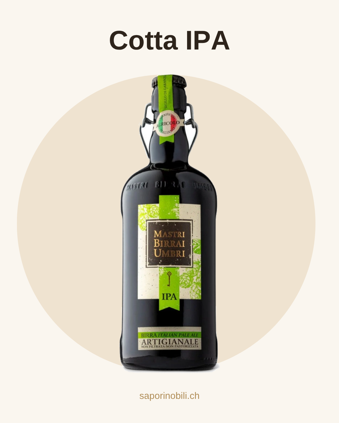 Cotta IPA - grafica prodotto Mastri Birrai Umbri
